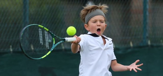 Tennis Wimbledon Quand Novak Djokovic Tape Wimbledon Avec Son Fils